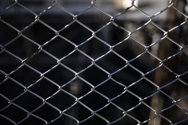 background-with-metallic-fence-texture