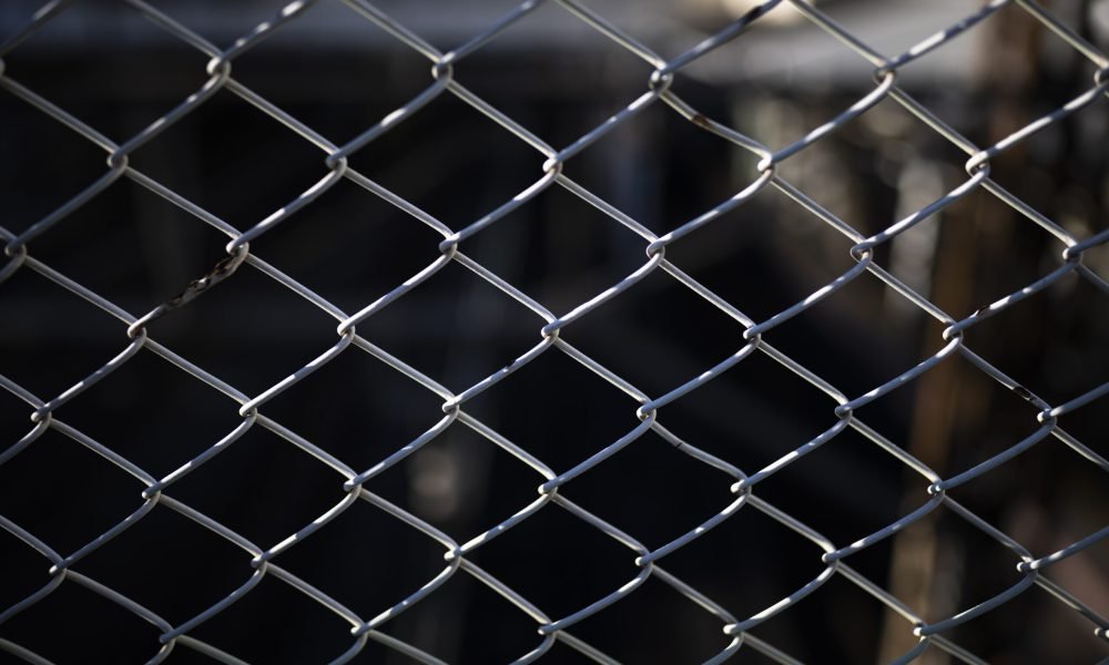 background-with-metallic-fence-texture