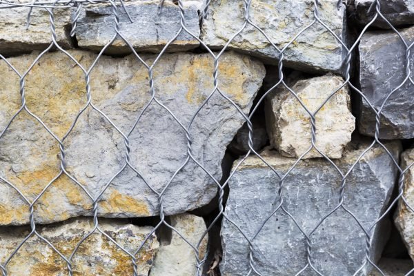 rocks-stone-with-metal-fence